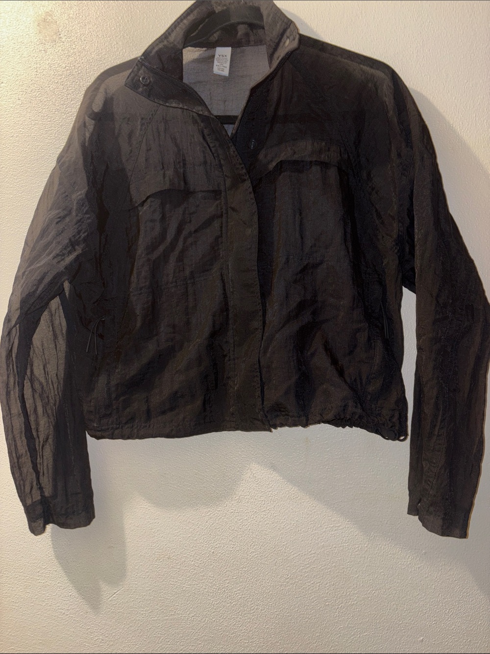 VSX women’s size small Black Lightweight/Sheer Utility Jacket